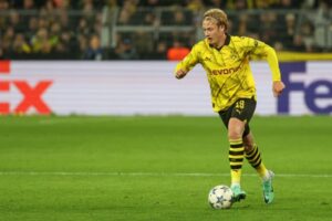 Champions League - Borussia Dortmund - Newcastle United am 07.11.2023 im Signal Iduna Park in Dortmund Julian Brandt (Do