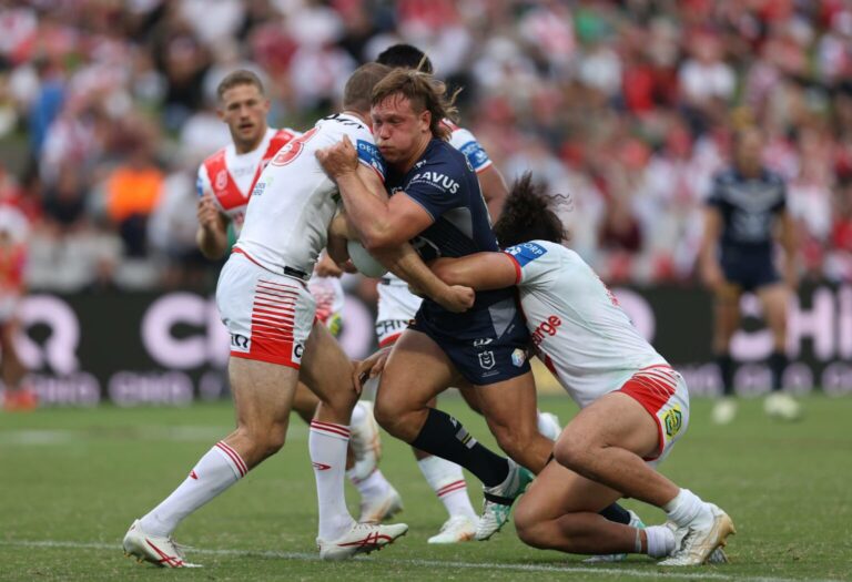 NRL Rd 3 -  Dragons v Cowboys